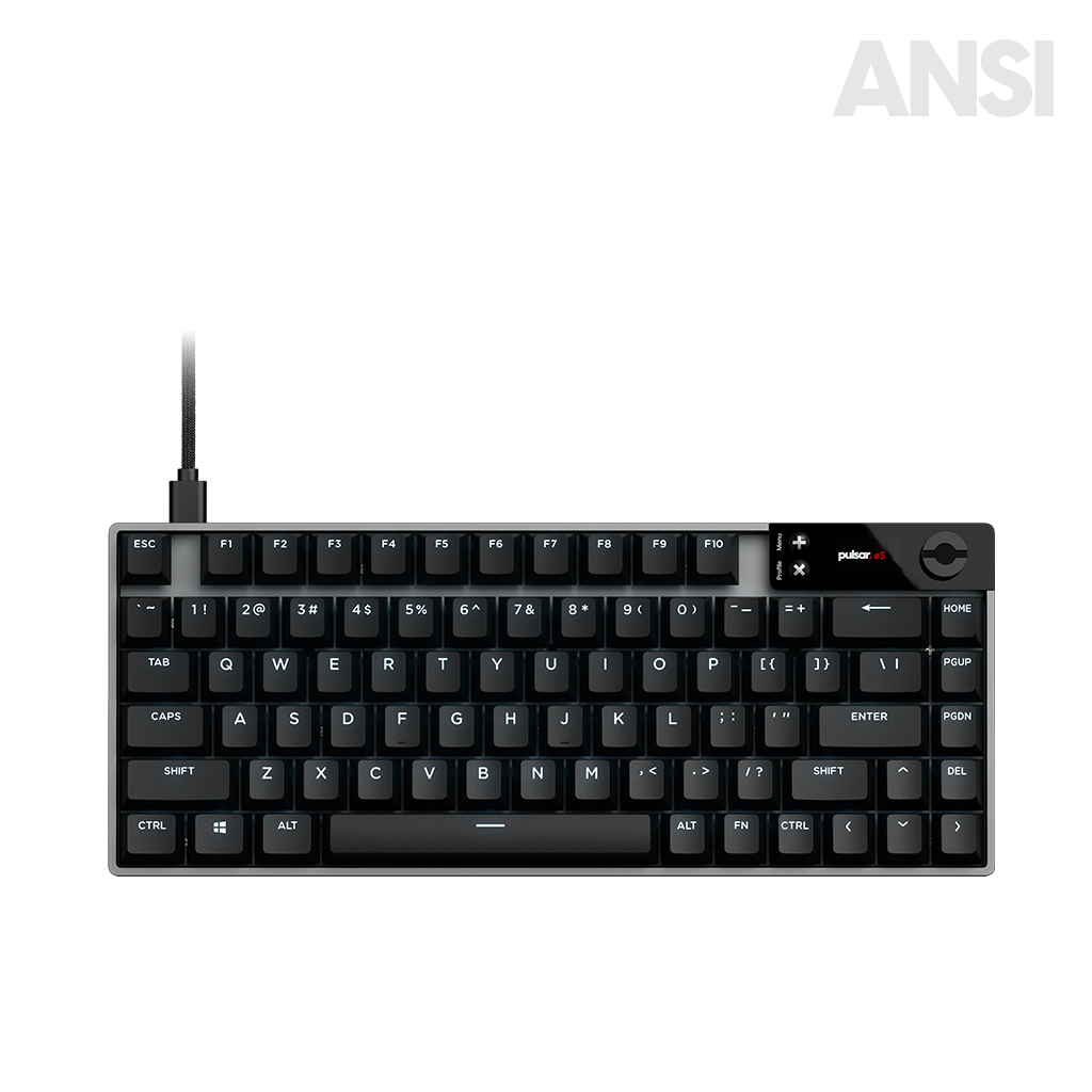 Q*様 Pulsar Gaming Gears eS HE 70 ANSI] eS HE 70 Hall Effect Magnetic Gaming Keyboard – Pulsar