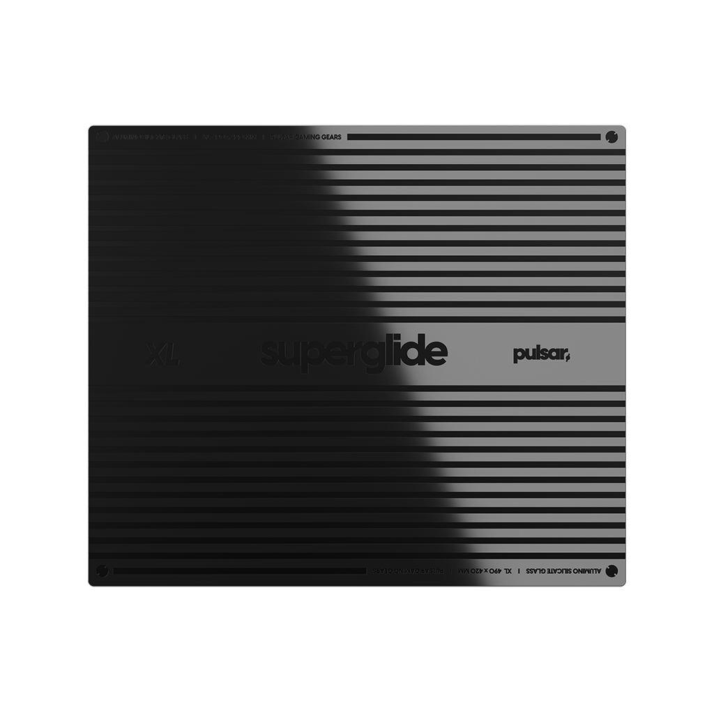 [Bruce Lee 85th Edition] Superglide3 Glass Mousepad XL - NAVY