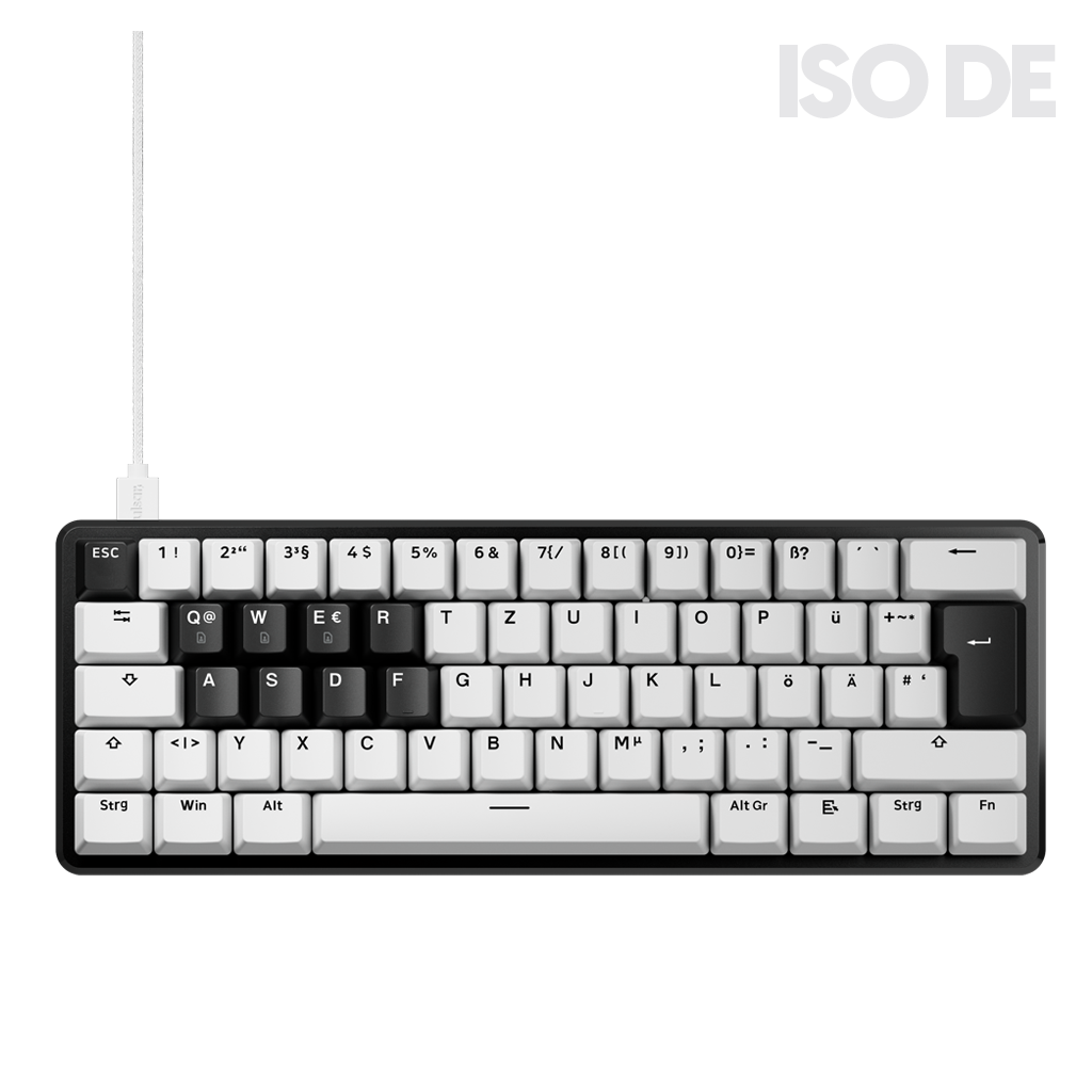 [ISO DE] PCMK 3 HE 60 Mechanical Gaming Keyboard
