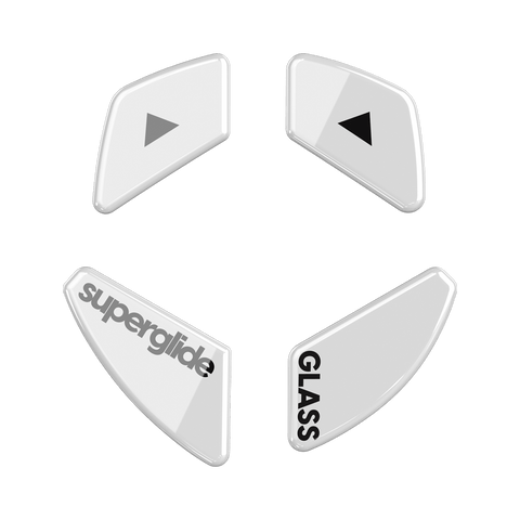 Superglide Glass mouse skates for Glorious Model D Gaming Mouse